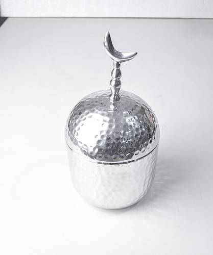 وعاء ستانليس ستيل - فضي