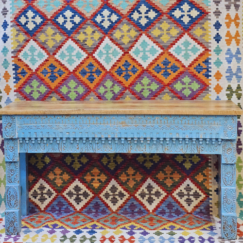 Wooden Console hand carved