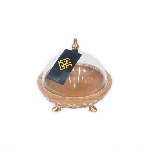 Acrylic bowl with lid - small size