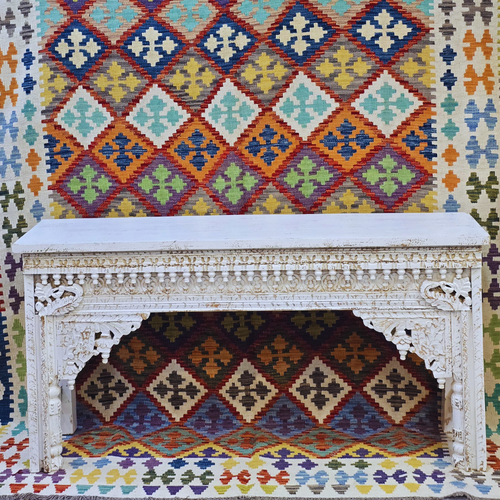 Wooden Console hand carved