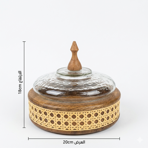  Round Natural Wooden Box