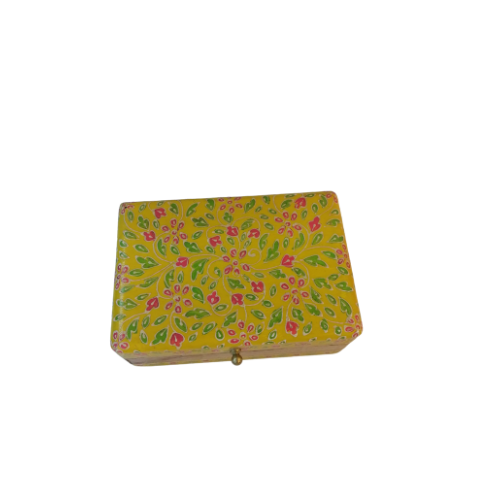   wooden box yellow - small size