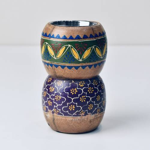 Round Wooden Bakhoor - Big size