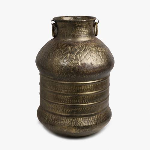 Small Iron Vase - Gold