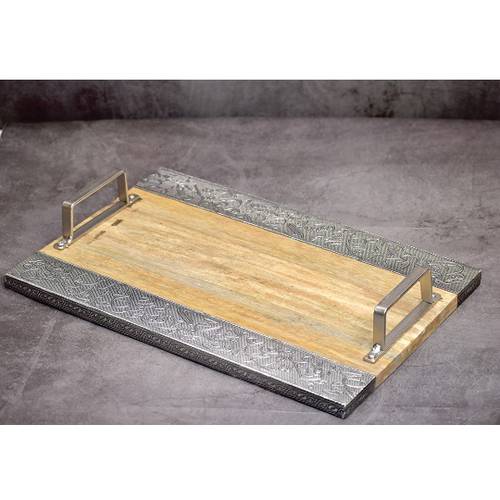 Wooden Tray with Arabic Letters