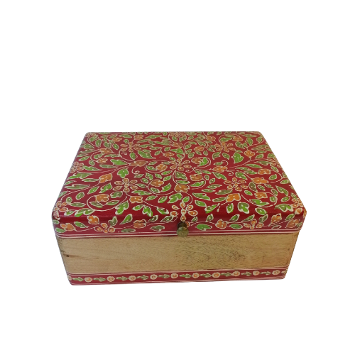  wooden box red - large size