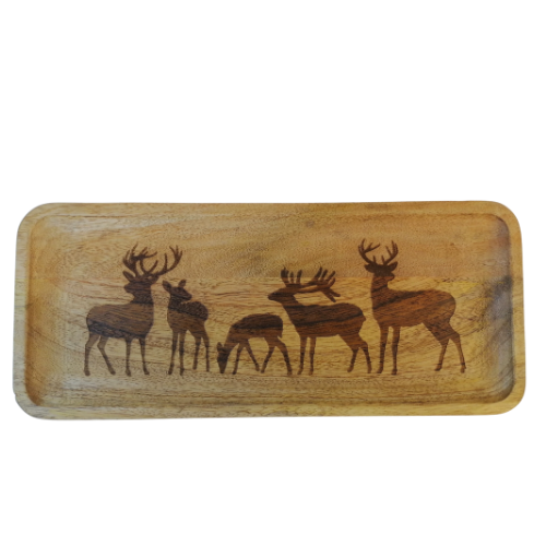 نسخة من  oval serving tray- small