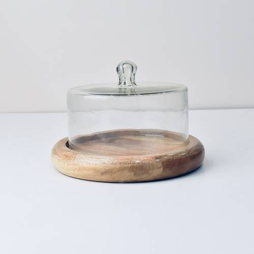 Wooden Cake stand with cover 