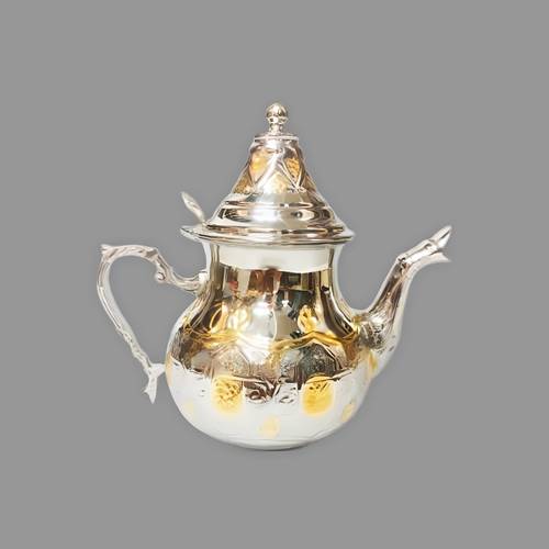 BRASS TEAPOT - Silver
