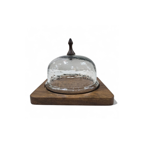  Wooden Cake stand with cover 