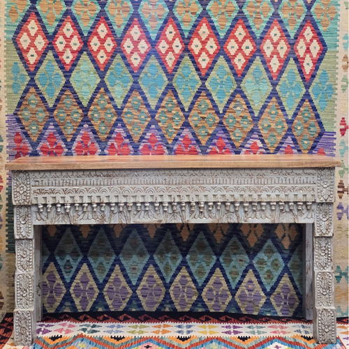 Wooden Console hand carved