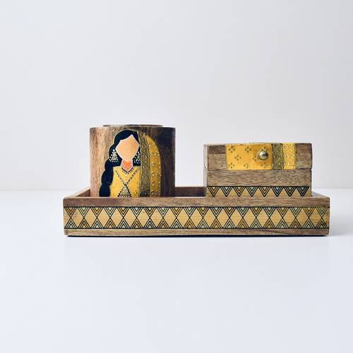 Set bakhoor hand drawing - yellow 