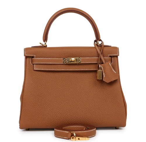 حقيبة هيرميس كيلي  Hermès Kelly Retourne 25 Gold 