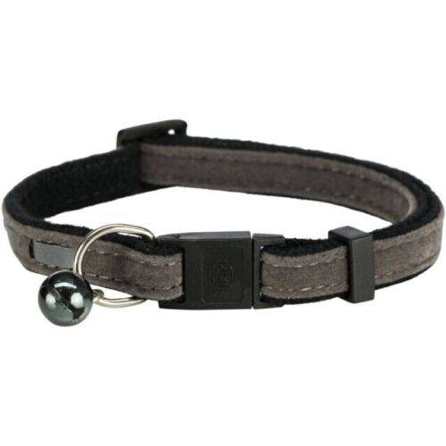 Cat Collar Reflective with Bell Trixie - Gray