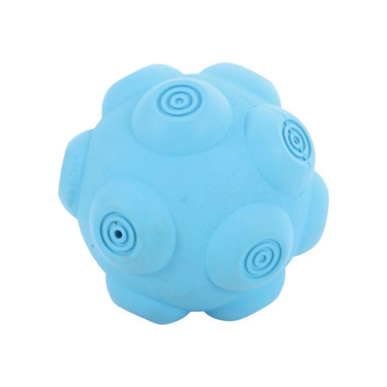 Rubber Erratic Bouncer Toy for Dogs 9.5 cm zolux - Green