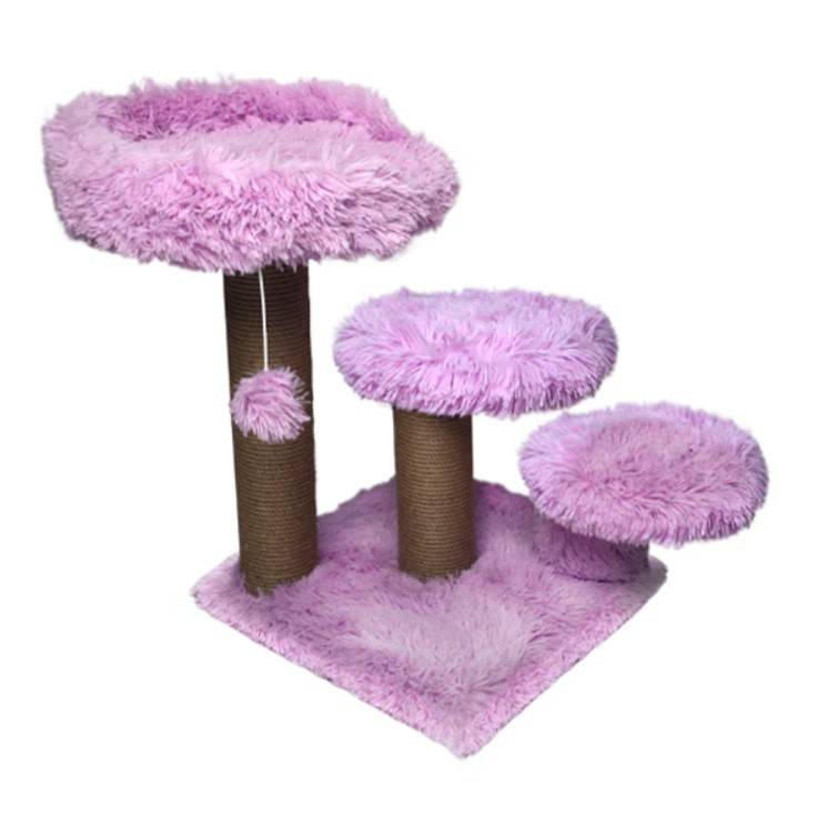 Scratching post for cats 3 columns with a bed 656560 cm Feline Go