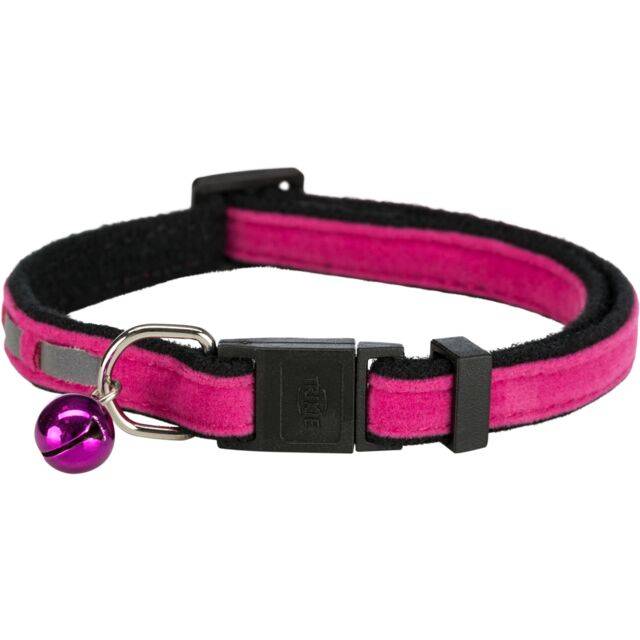 Cat Collar Reflective with Bell Trixie - Pink