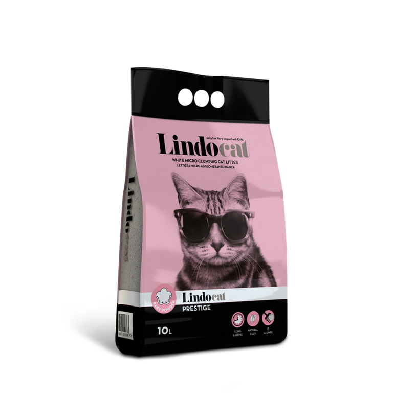 Soft Prestige Sand for cats (Baby Powder) Lindo Cat - 10 L