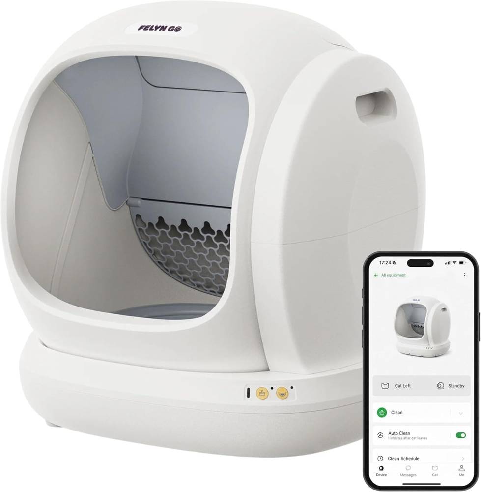 Smart Electronic Litter Box for Cats 50.6  59  53.7 cm Felyn Go