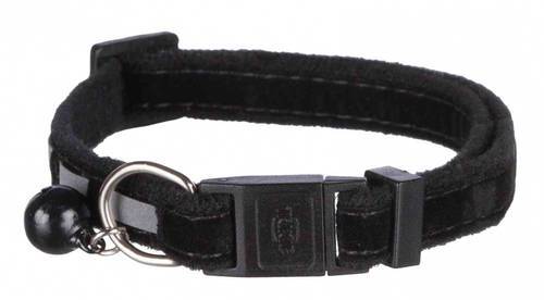 Cat Collar Reflective with Bell Trixie - Black