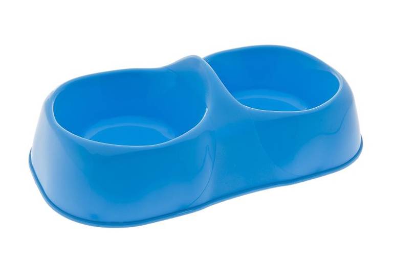 MPS Double Plastic Bowl 0.6L - blue