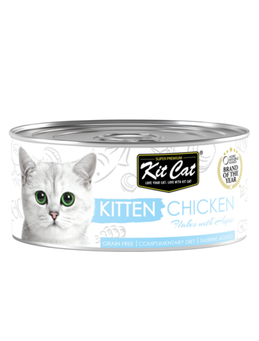 Kitten - Chicken Flakes with Aspic 80 g Wet Food Kit Cat - 80g