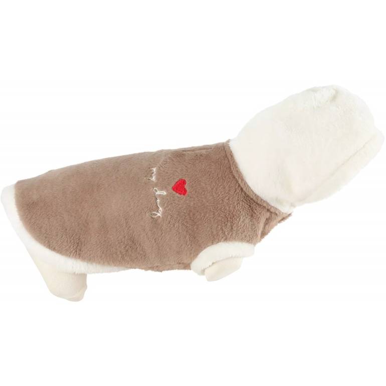 Hoodie For Small Dogs Brown and Cream Teddy Zolux - Small
