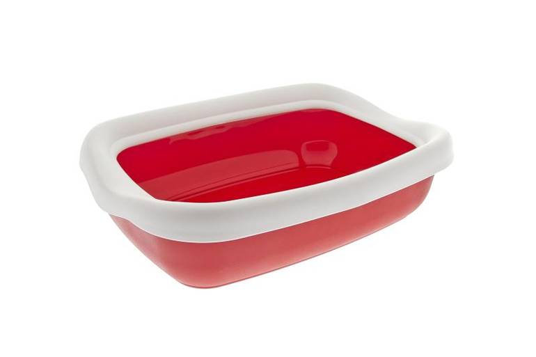 Litter Box for Cats 43×31×12 cm MPS - Red