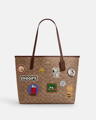 حقيبة Coach x Peanuts City Tote