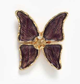 بروش الفراشة سان لوران Butterfly Brooch YSL