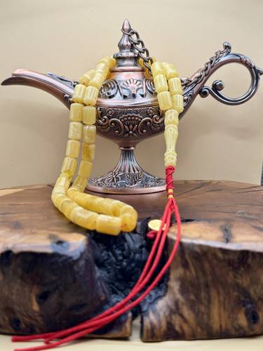 سبحة كهرمان كلنغرادي ( لوقو عميد المسابيح )