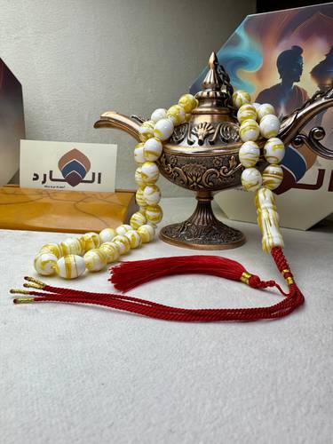 سبحة مستكة(شبيه الكهرمان)