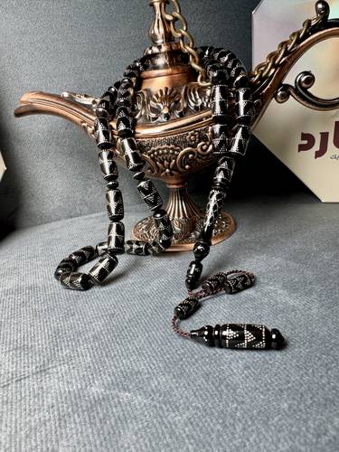 سبحة كوك مطعم بالفضة