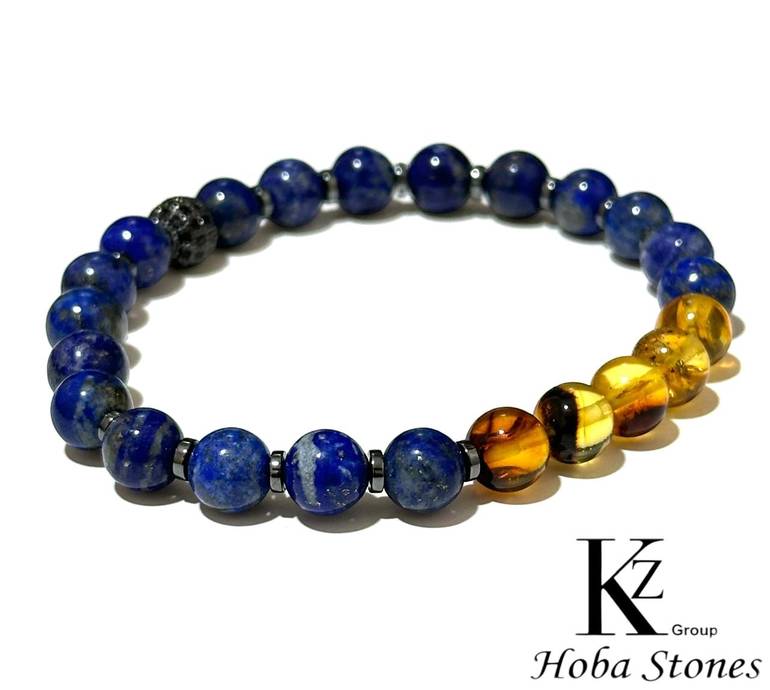 Lapis Lazuli with Amber