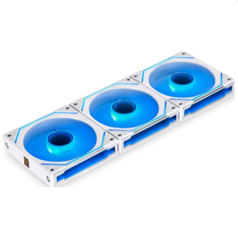 Lian Li UNI Fan SL-Infinity 120 RGB Triple 3 Pack-White مراوح
