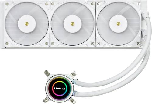 مبرد Lian Li GA2P36B Galahad II Trinity Performance 360 AIO CPU Liquid Cooler 360mm -Daisy-chainable Radiator LCP Fans- Intel® LGA 1700, 1200, 115X, AMD® AM5/AM4 Sockets - White Brand: Lian Li