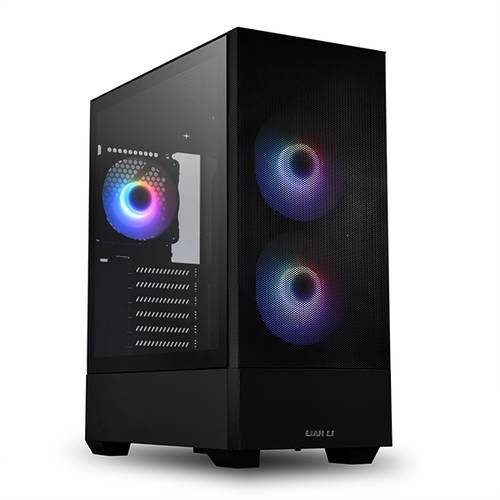 صندوق أسود LIAN LI Lancool 205 Mesh – Mid-Tower – 3x ARGB Fans – Tempered Glass