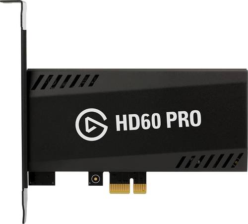 قطعة Elgato HD60 Pro1080p60 Capture and Passthrough, PCIe Capture Card, Low-Latency Technology, PS5, PS4, Xbox Series X/S, Xbox One