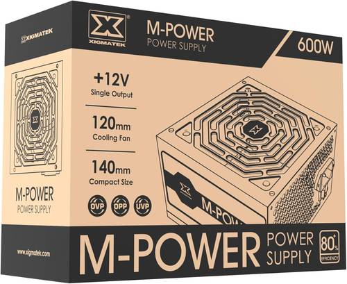 مزود طاقة 600w من Xigmatek 