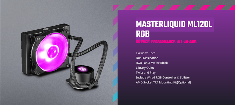 MasterLiquid ML120L RGB مبرد معالج 
