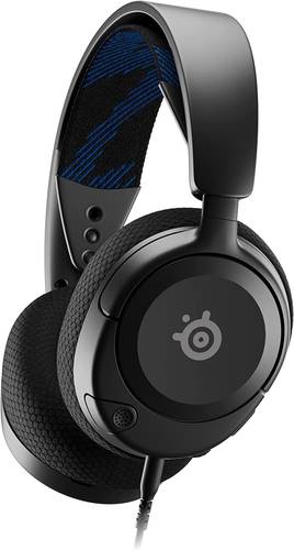 سماعة ستيل سيريس نوفا SteelSeries Arctis Nova 1P For PlayStation - Multi-System Gaming Headset — Hi-Fi Drivers — 360° Spatial Audio — AirWeave Memory Foam Ear Cushions — Lightweight — PS5, PS4, PC, Xbox, Switch - Black