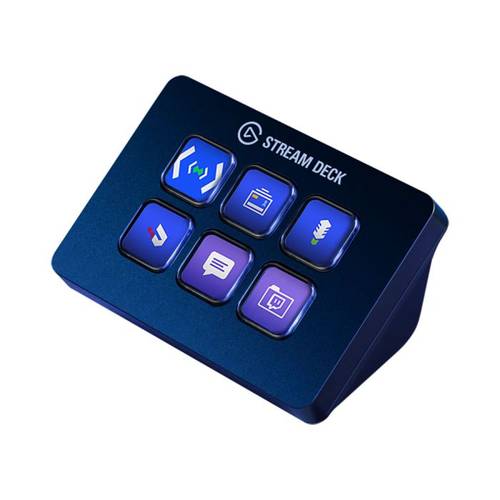 Elgato Stream Deck Mini - Live Content Creation Controller With 6 CUStomizable Lcd Keys For Windows 10 And Macos 10.13 Or  (10GAI9901) Later 