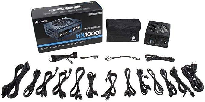 CORSAIR HXi Series, HX1000i, 1000 Watt, 80+ Platinum Certified, Fully Modular - Digital Power Supply بور سبلاي