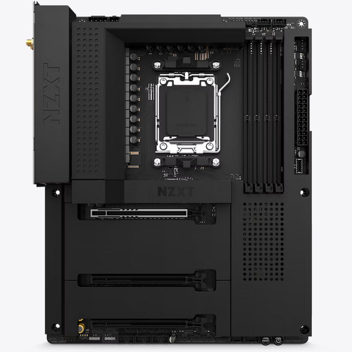 NZXT N7 B650 - N7-B65XT-B1 - AMD B650 chipset (Supports AMD 7000 Series CPUs) - ATX Gaming Motherboard - Integrated Rear I/O Shield - WiFi 6 اللوحة الام