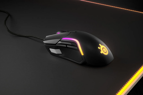 ماوس من ستيل سيريس SteelSeries Rival 5 Gaming Mouse with PrismSync RGB Lighting and 9 Programmable Buttons – FPS, MOBA, MMO, Battle Royale – 18,000 CPI TrueMove Air Optical Sensor - Black