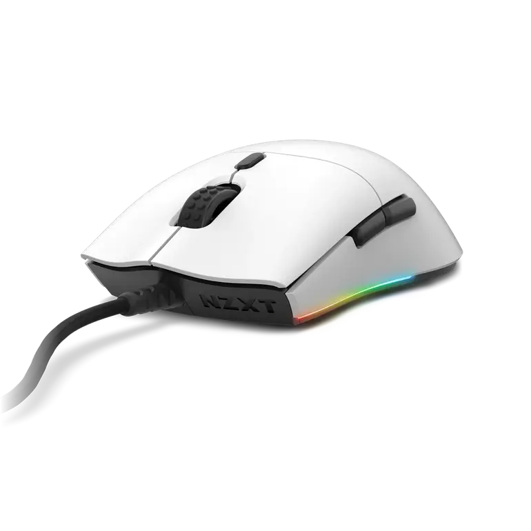 ماوس أبيض NZXT Lift - MS-1WRAX-WM - PC Gaming Mouse - Lightweight Ambidextrous Mouse