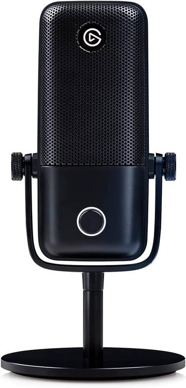 ويف 1 Elgato Wave:1, 10Maa9901 Premium Usb Condenser Microphone And Digital Mixing Solution, Anti-Clipping Technology, Tactile Mute, Streaming And Podcasting