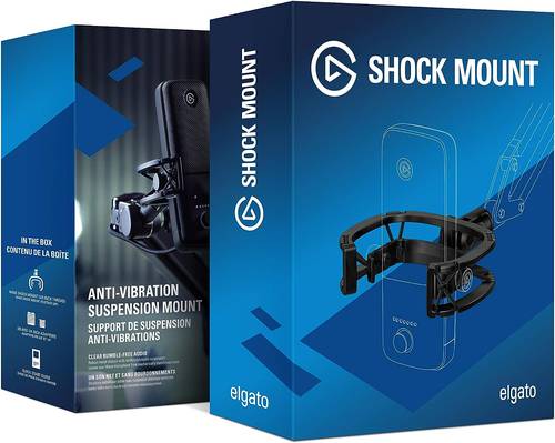 مثيت المايك Elgato Shock Mount - Maximum isolation from vibration noise, steel chassis with reinforced elastic suspension, custom built for Elgato Wave:1/3