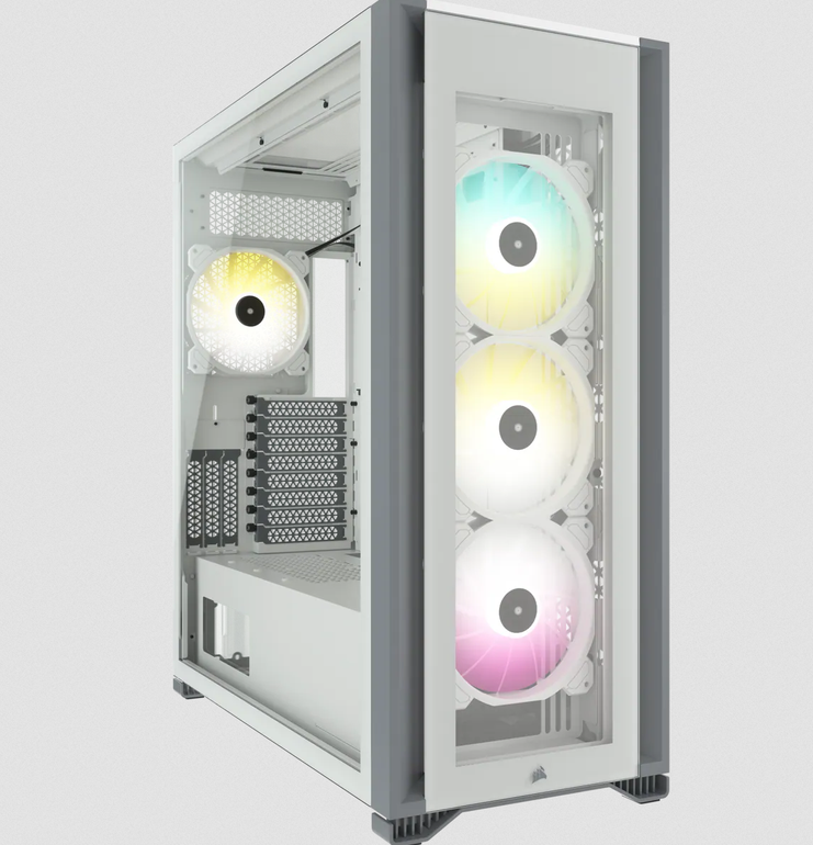 صندوق كورسير أبيض Case Corsair 7000X AirFlow  White 