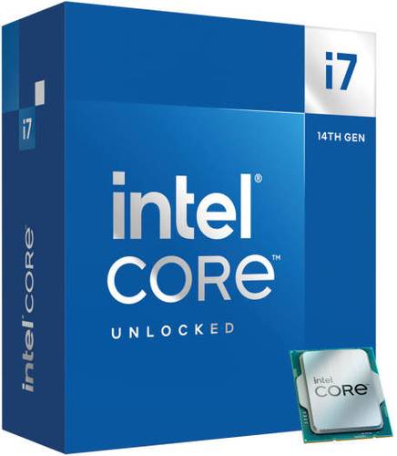 انتل® معالج كمبيوتر مكتبي جديد للالعاب كور™ i7 14700K 20 نواة 8 بي كور + 12 اي مع رسومات مدمجة